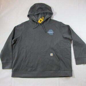 Carhartt Women's Rain Defender Relaxed Fit Midweight Chest Graphic Hoodie